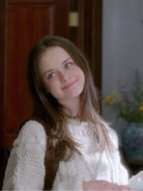 H&M Cream Ribbed Knit Sweater